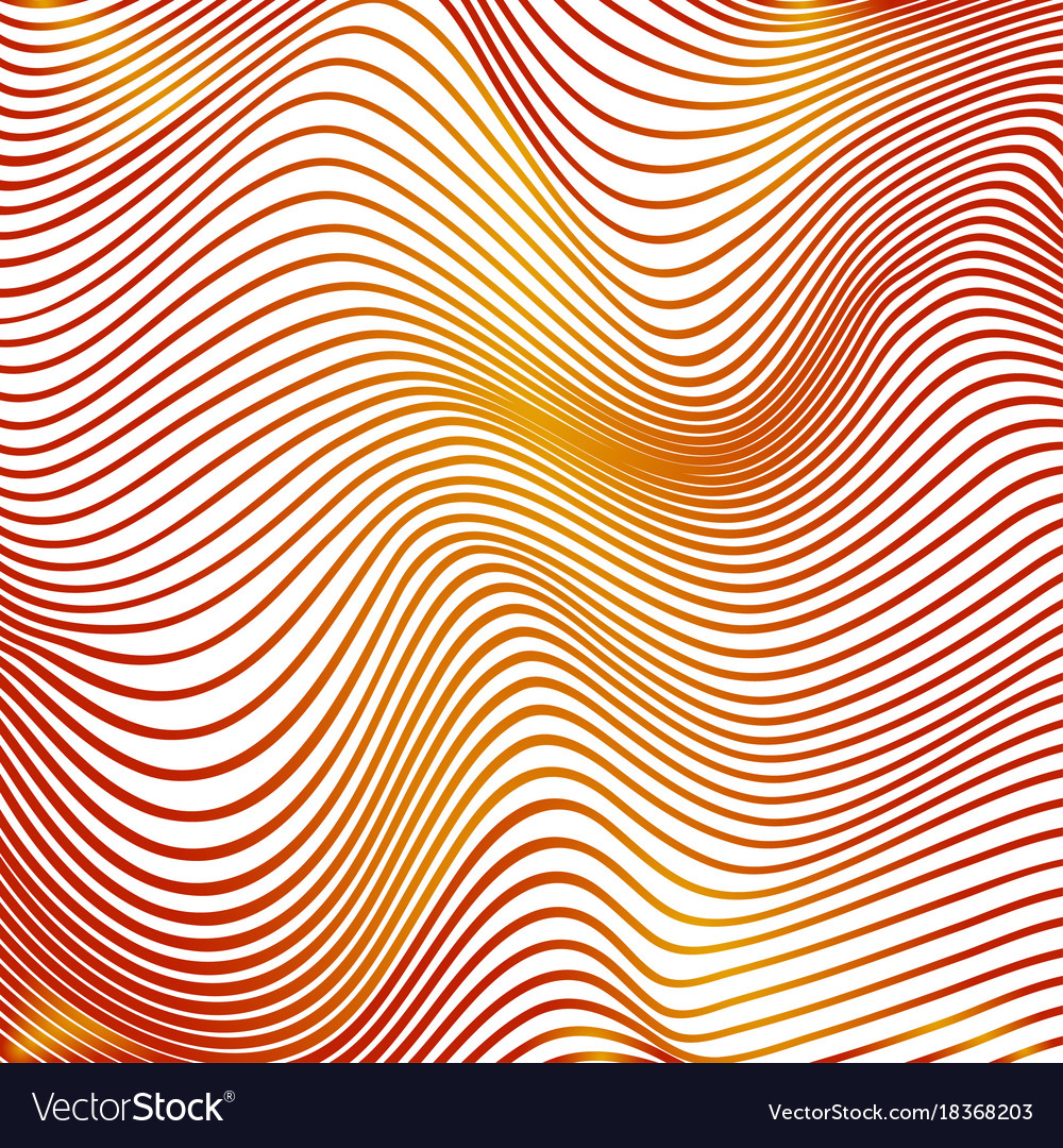 Abstract curve lines background orange modern