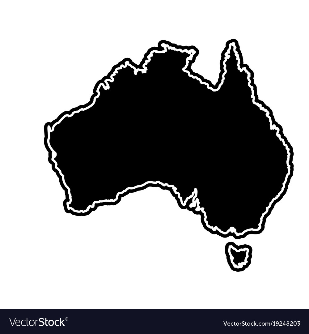 australian-map-design-royalty-free-vector-image