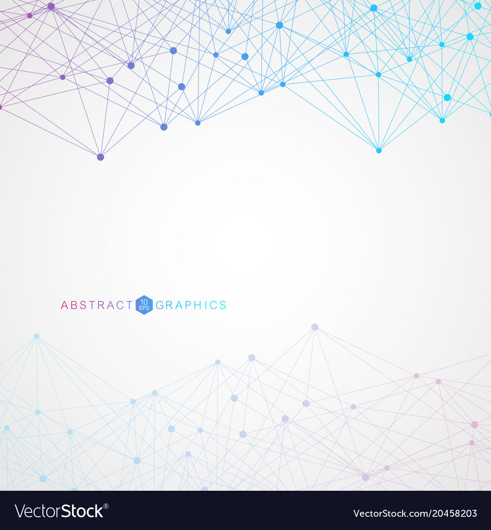 Big data visualization background modern
