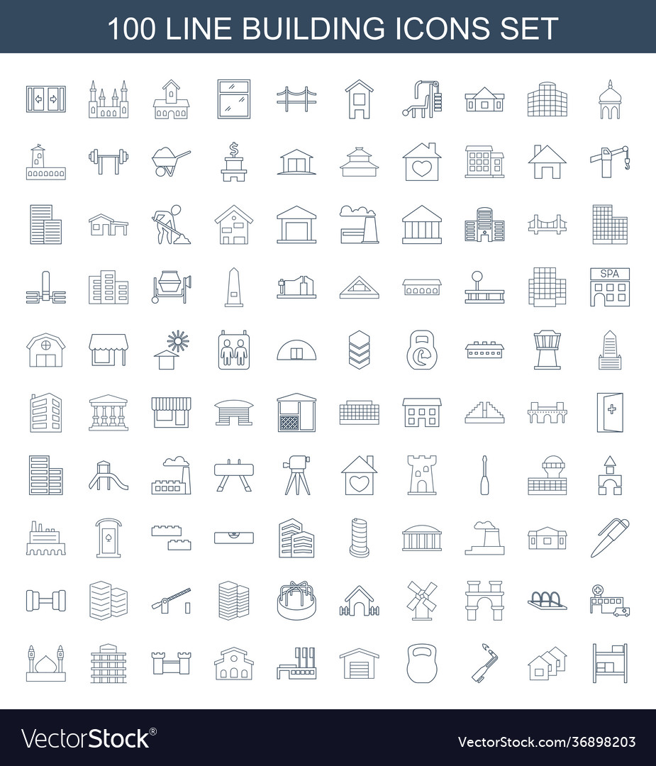 Building Icon Set