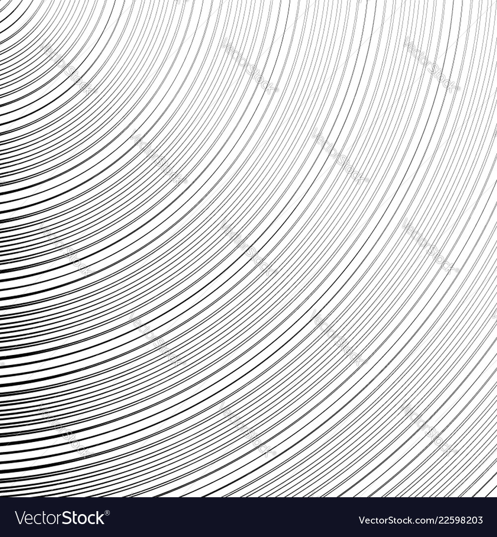 Circle pattern with dynamic irregular lines vector image Circle pattern with dynamic irregular lines