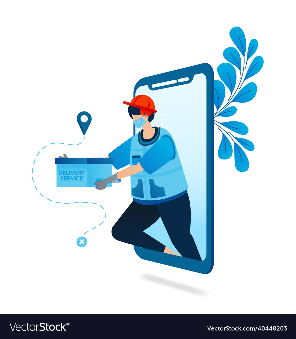 Delivery service application with health protocol