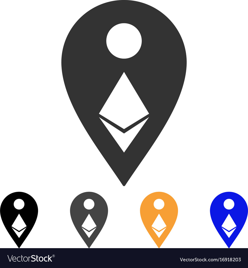Ethereum map marker icon