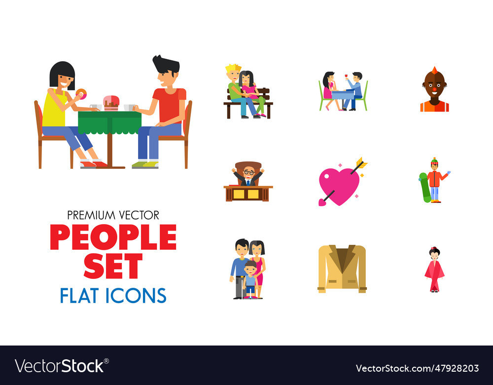 People icon set