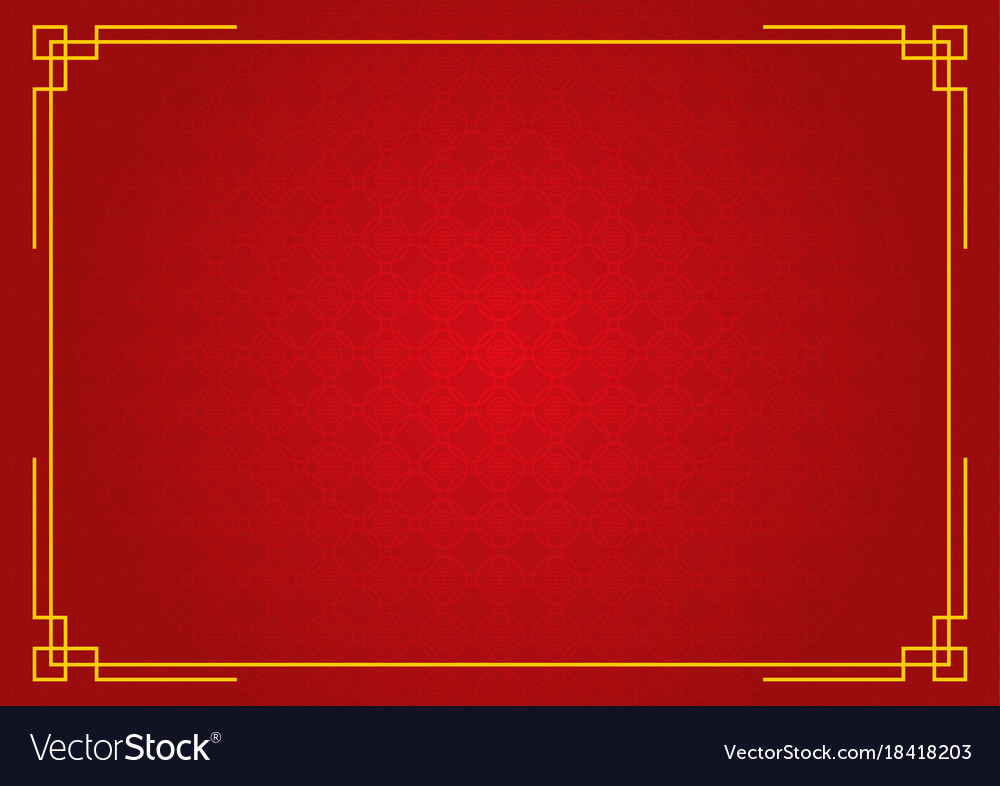 Red circle pattern chinese abstract background