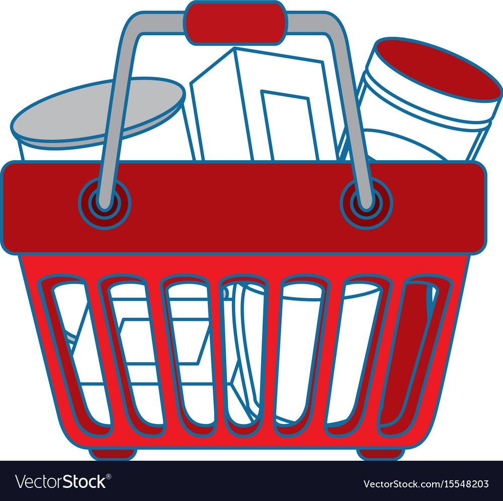 Shopping basket icon Royalty Free Vector Image