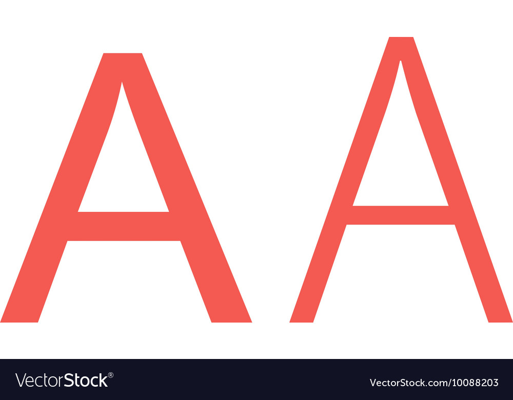 Text font