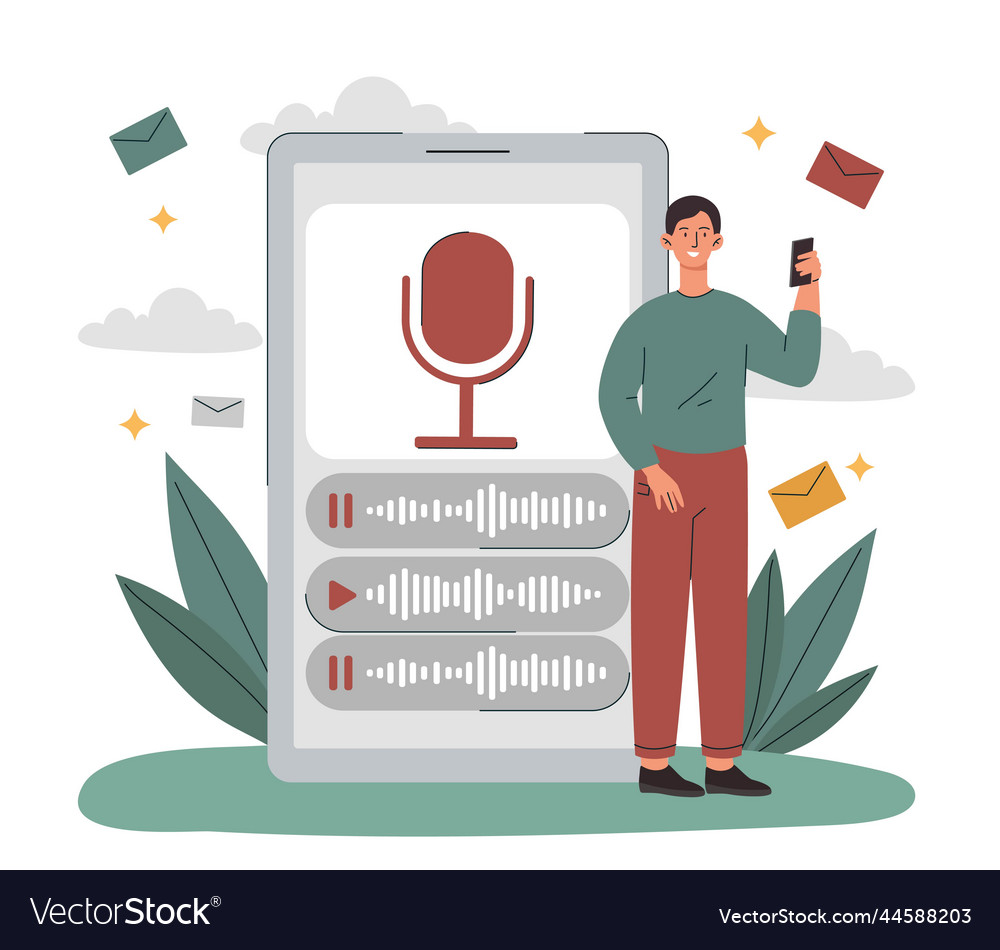 Voice message concept