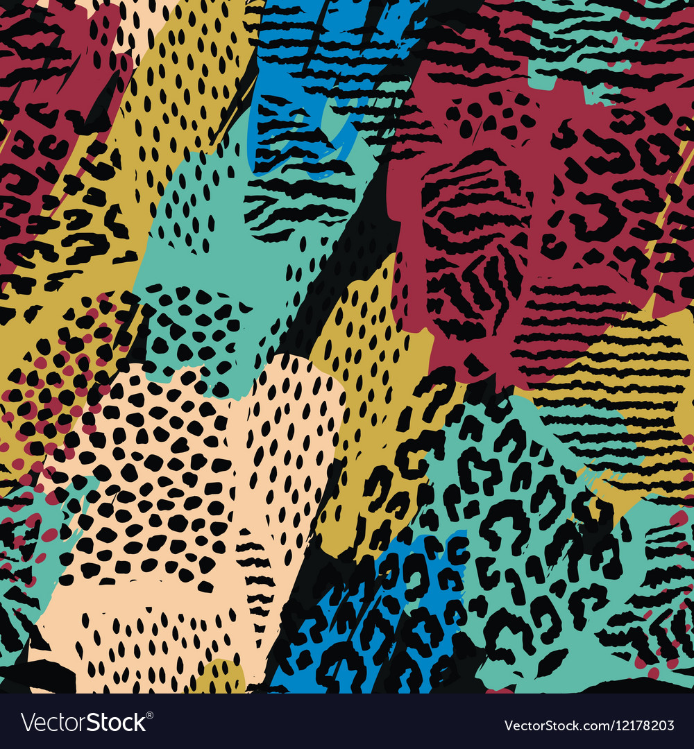 Zebra Print Abstract Pattern