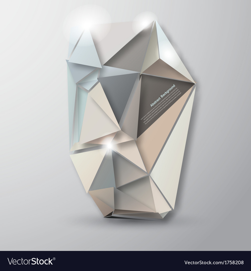 Abstract background polygonal pattern