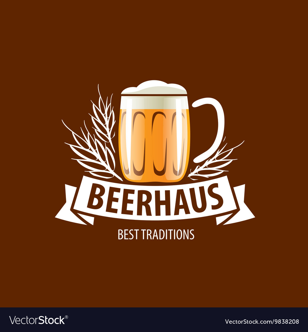 Beer logo Royalty Free Vector Image - VectorStock