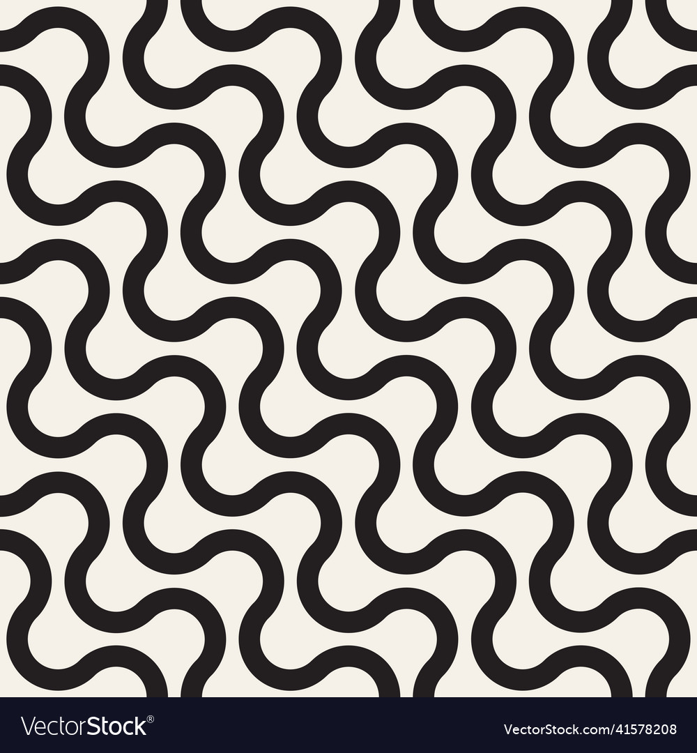 Seamless pattern repeating geometric elements vector image Seamless pattern repeating geometric elements