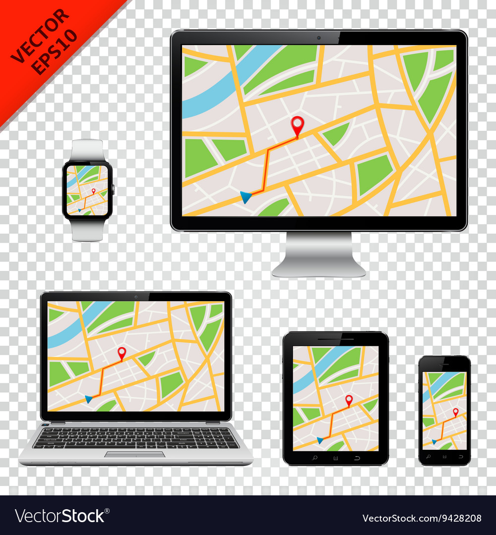 Smart Devices with GPS Map