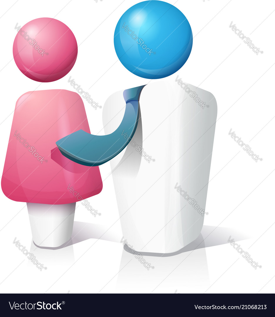 3d business people icon