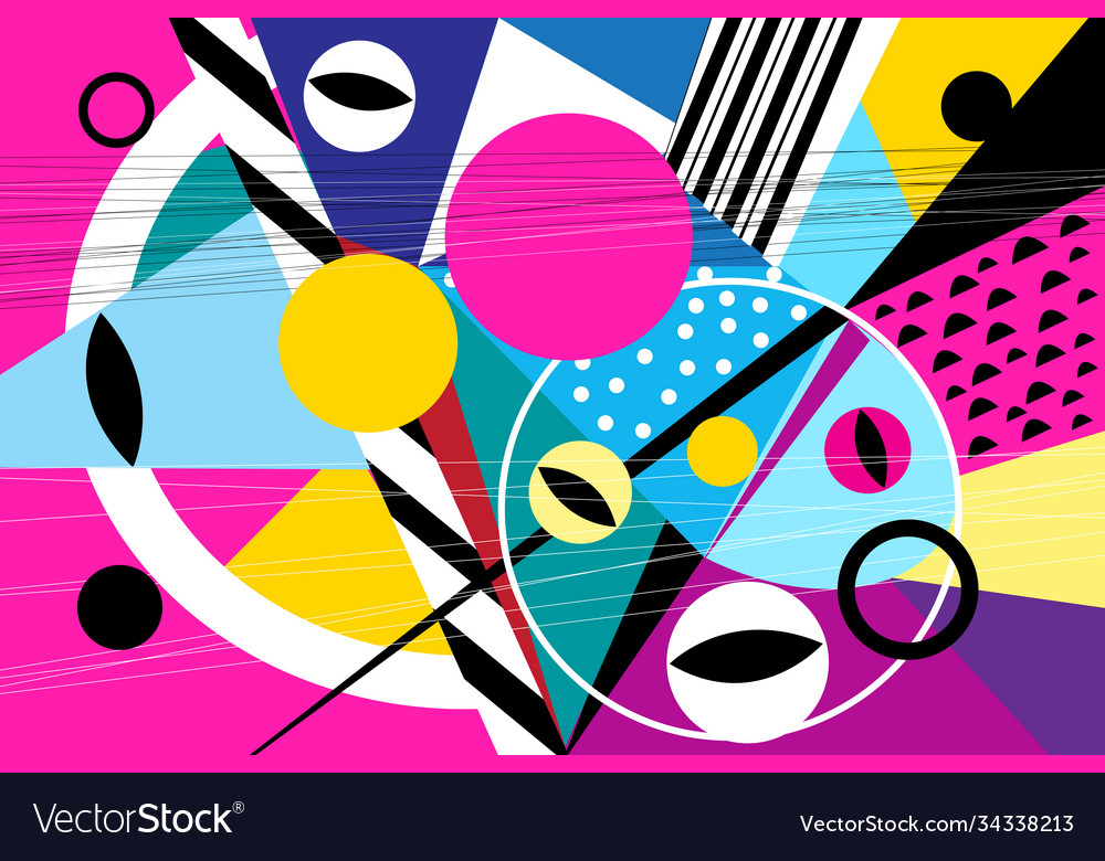 Abstract background with different vector image Abstract background with different