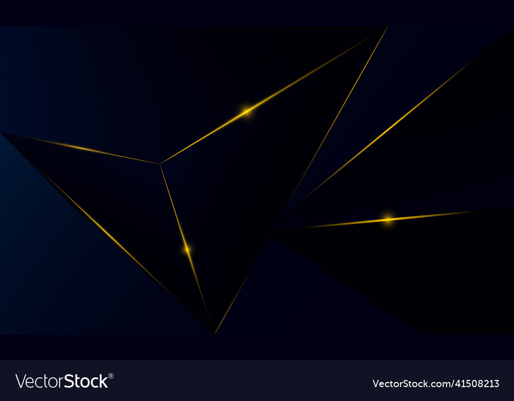 Abstract blue polygon triangles shape pattern back vector image Abstract blue polygon triangles shape pattern back