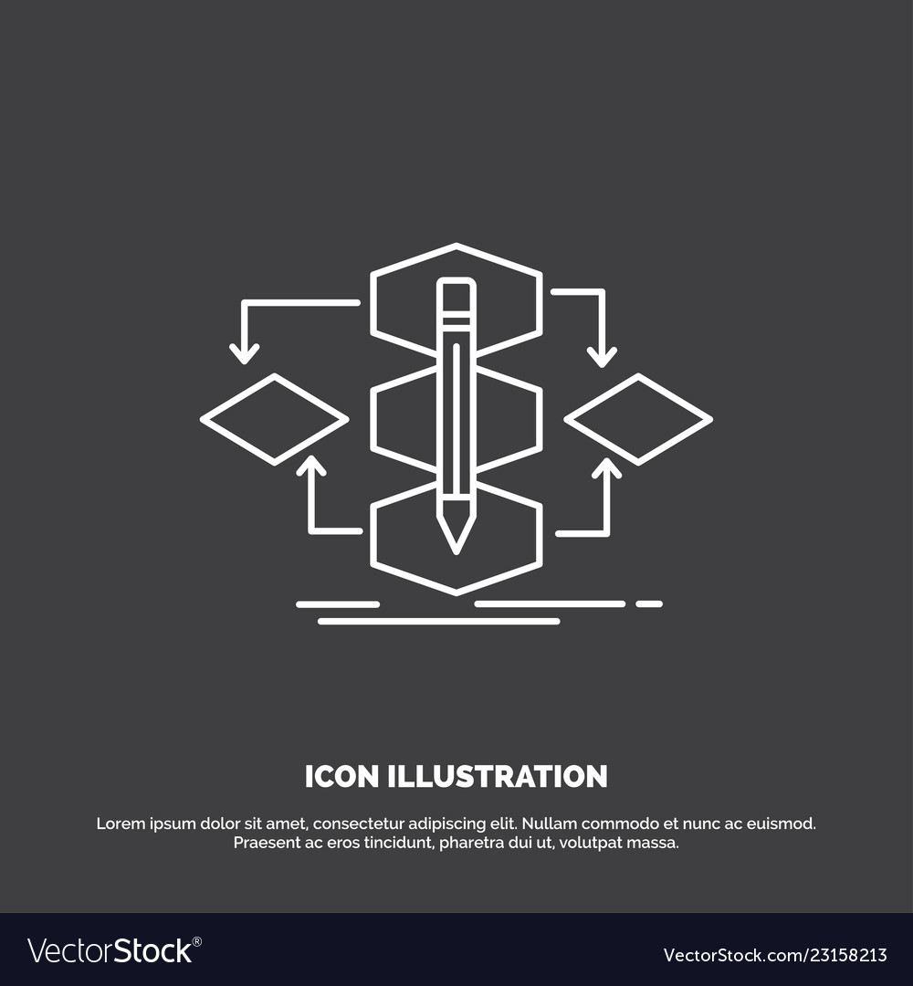Algorithm Process Flow Icon