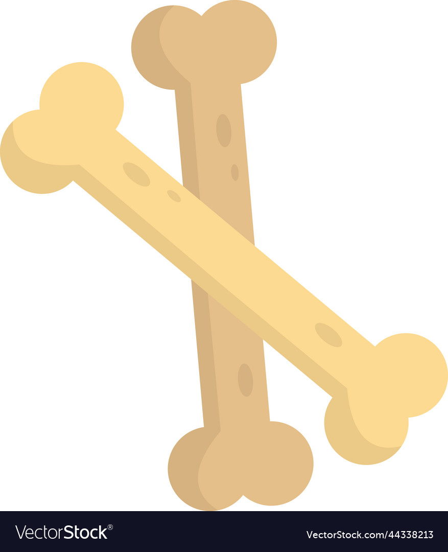 Crossed bones in minimal style
