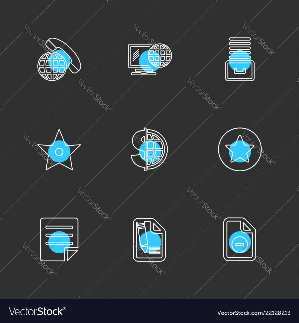 Dateien dokument clipboard schreiben eps icons set