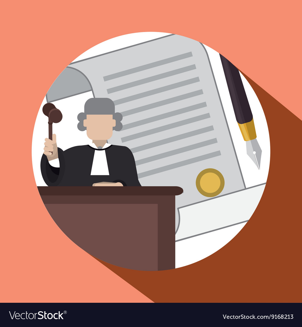 Law design justice icon grey background