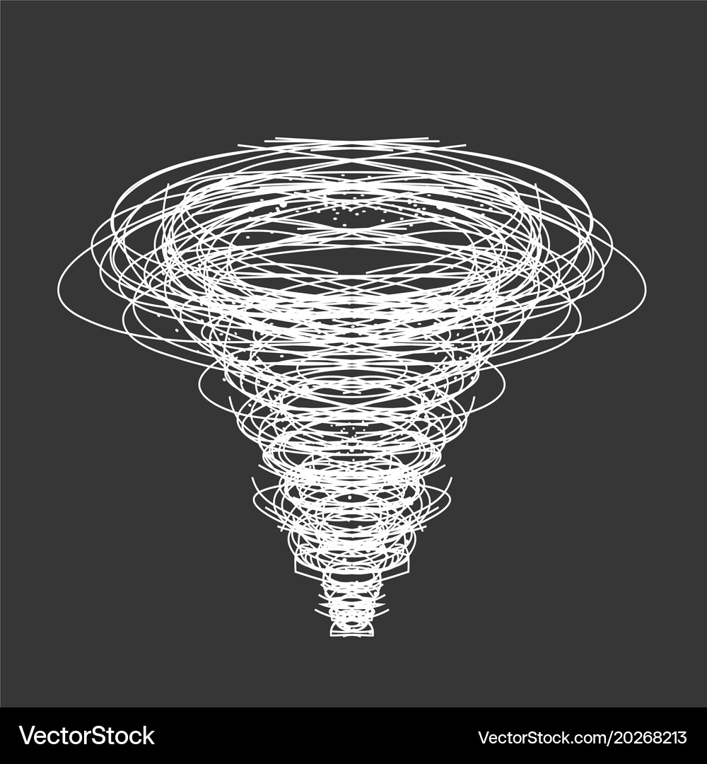 Tornado icon Royalty Free Vector Image - VectorStock