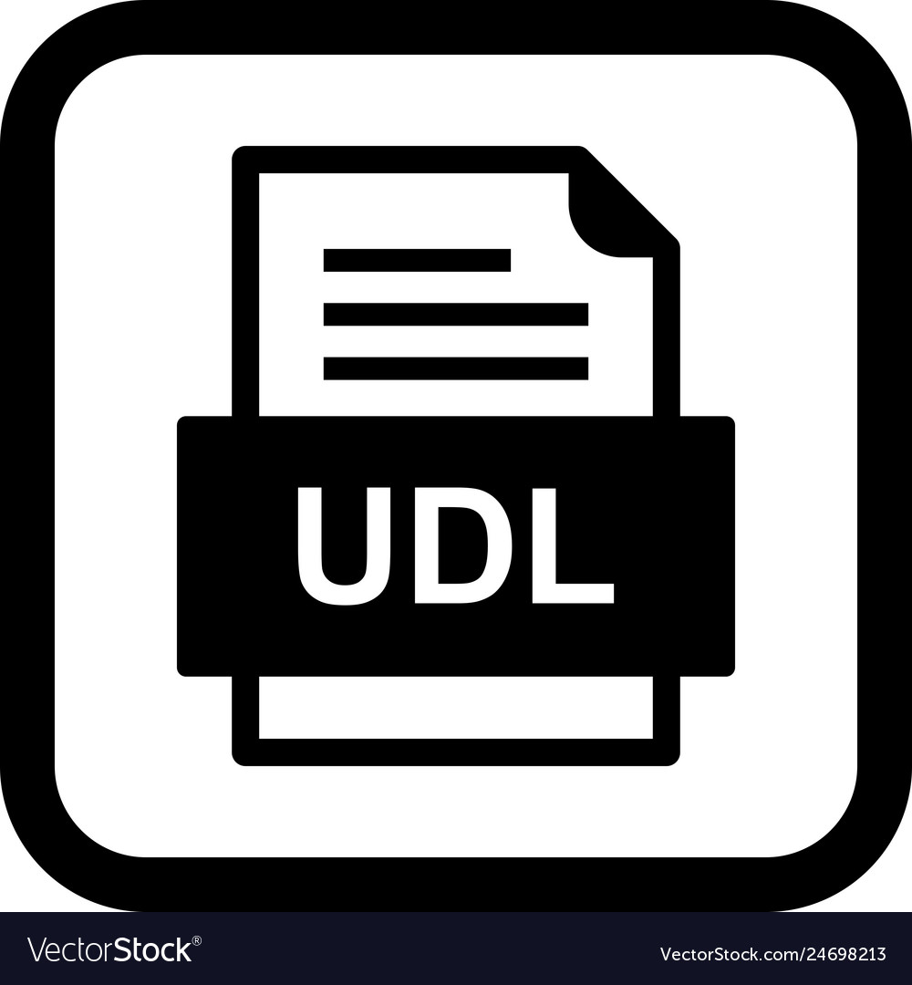 Udl file document icon