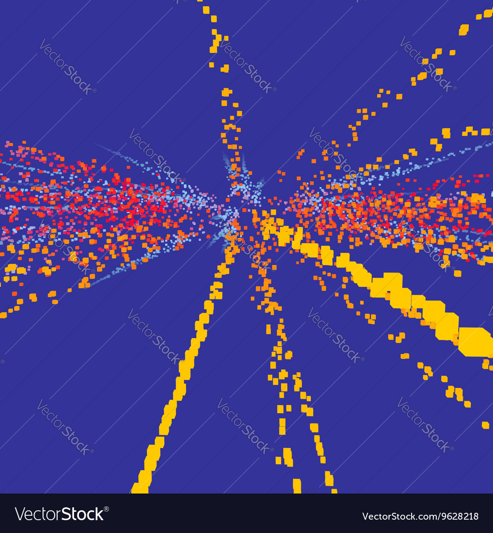 Explosion abstract dynamic background