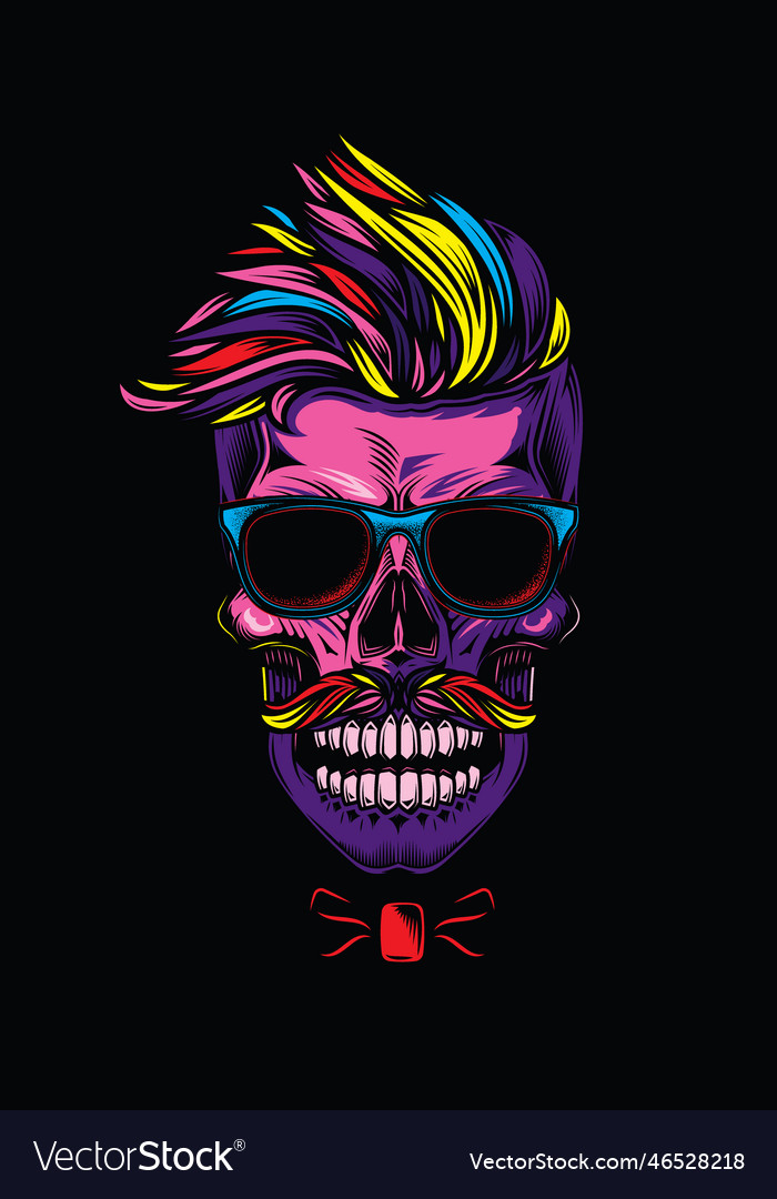 Hipster skull