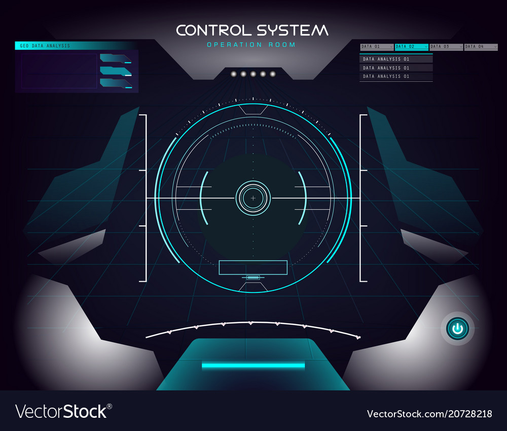 Interface ui design graphic hud