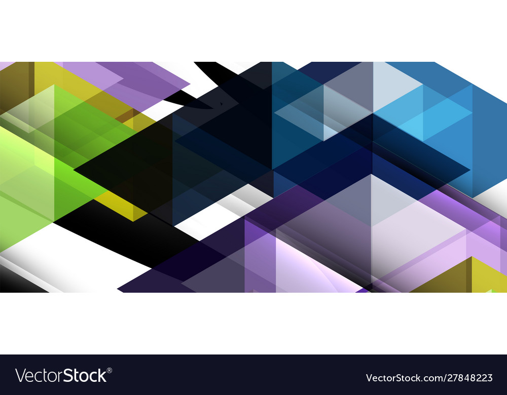 Abstract triangle pattern colorful backdrop