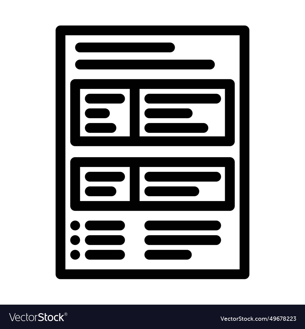 Form list line icon