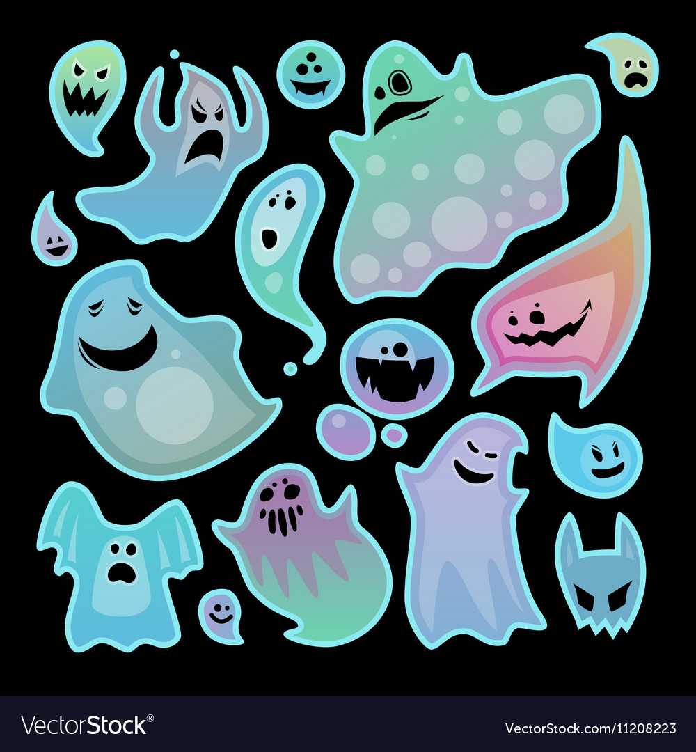Ghost characters pattern