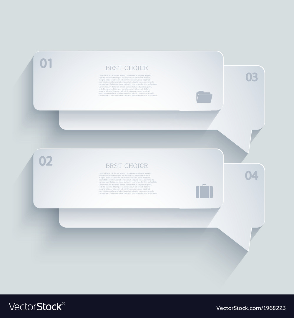 Minimalist Paper Element Set