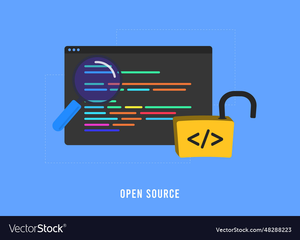 Open source software - oss concept collaborative