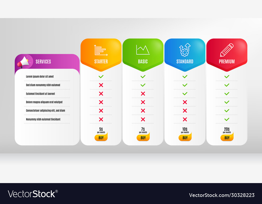 Pencil horizontal chart and line icons set vector image Pencil horizontal chart and line icons set