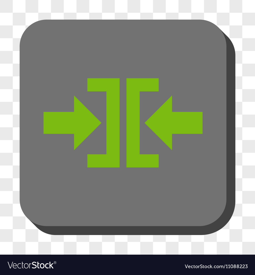 Press horizontal direction rounded square button