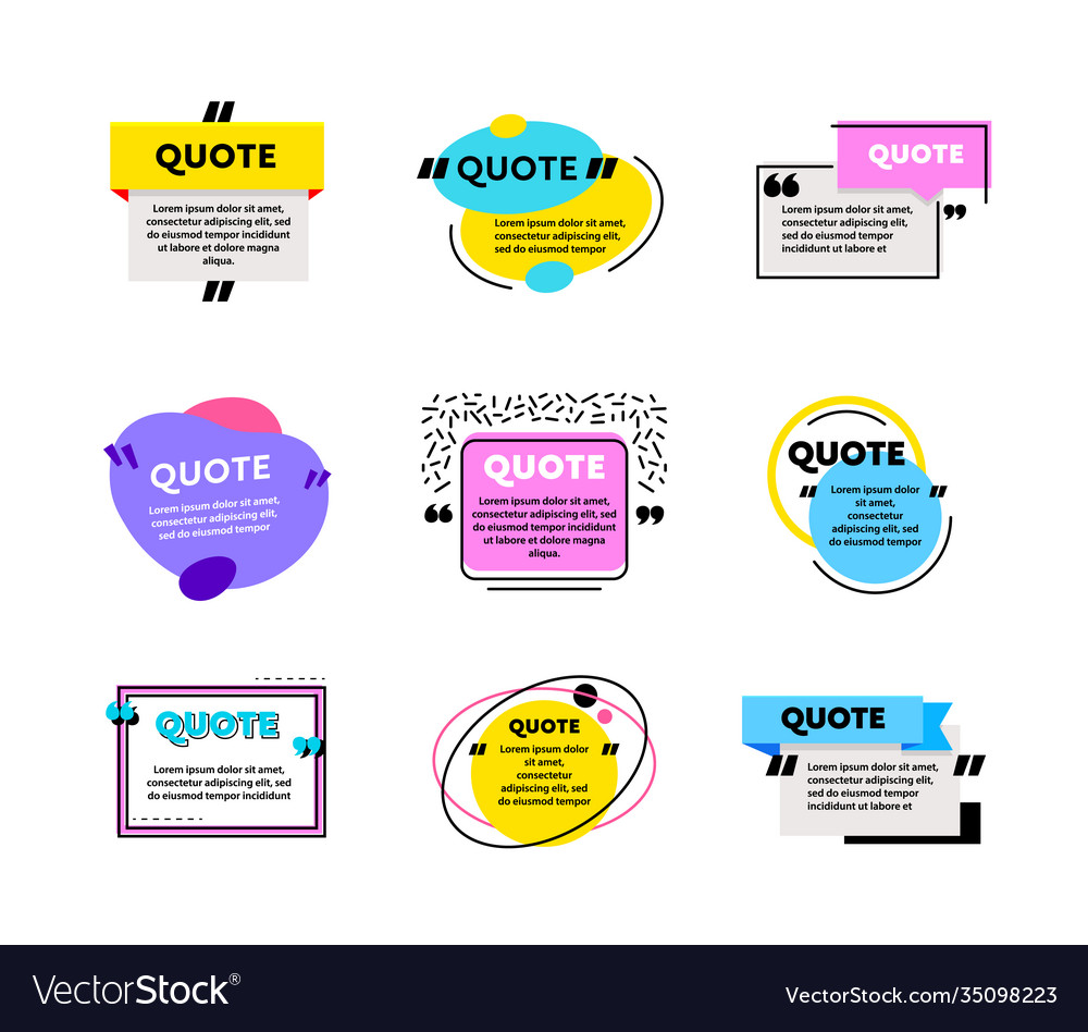 Quote Box Frames - Texting & Messaging