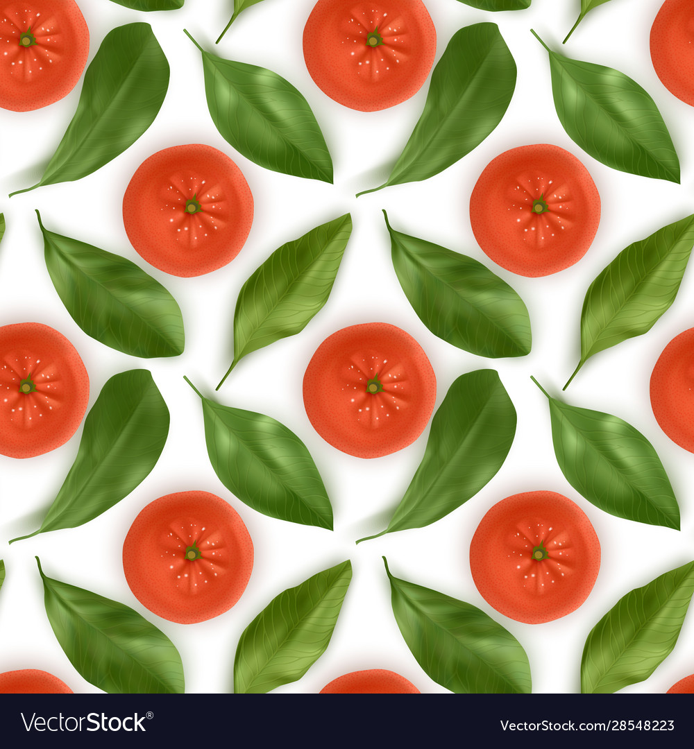 Seamless endless pattern with print fresh