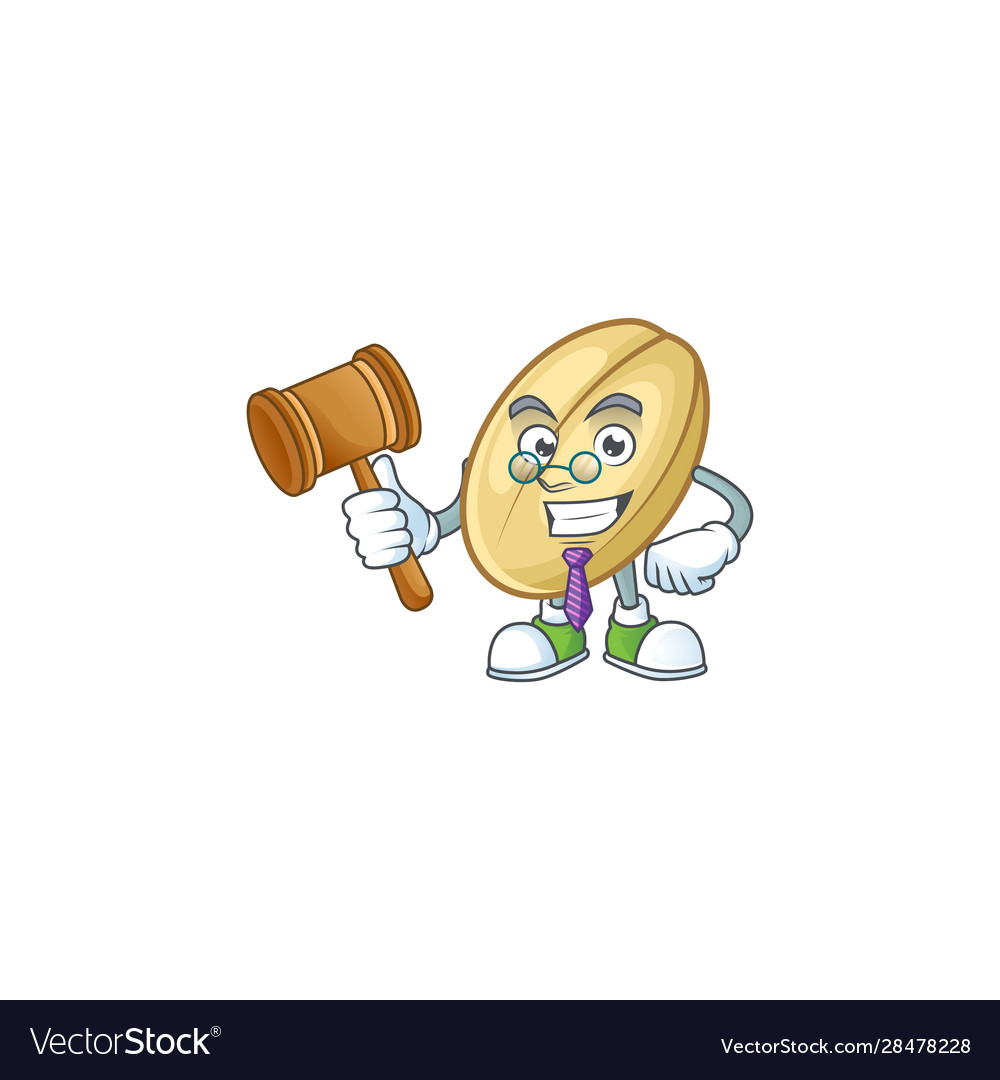A professional judge split bean presented Vector Image A professional judge split bean presented Vector Image