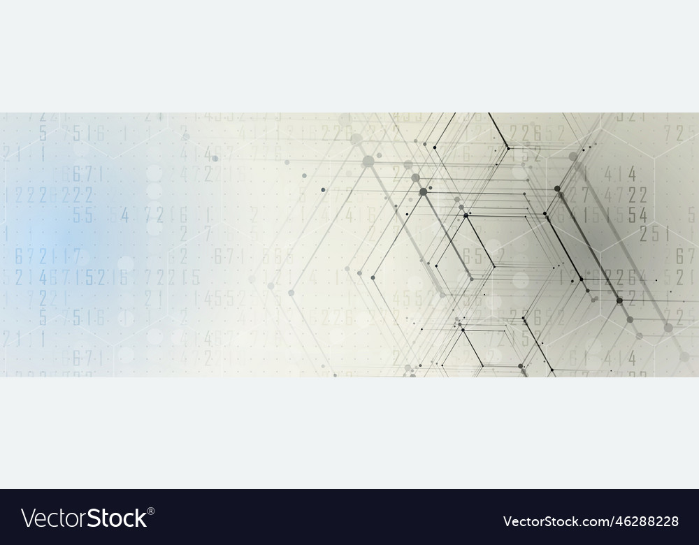 Abstract futuristic fade computer technology vector image Abstract futuristic fade computer technology