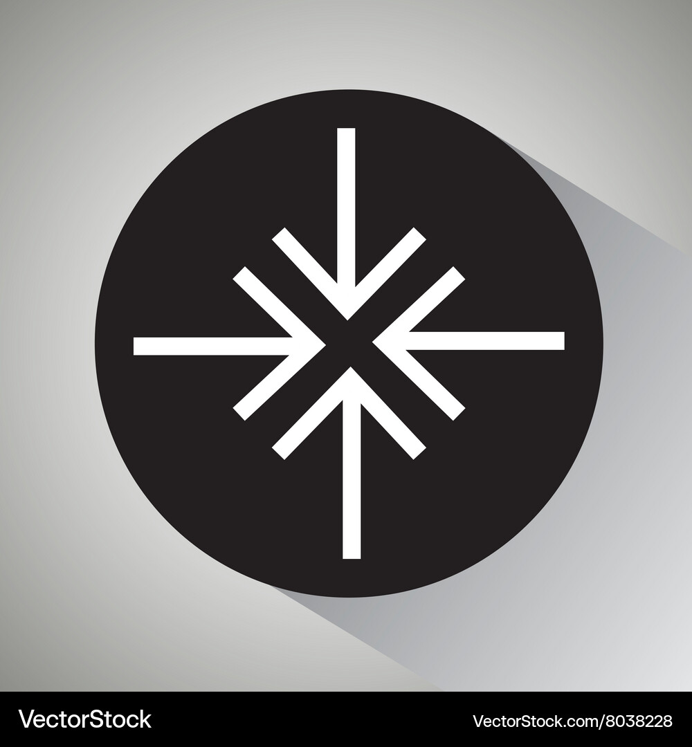Arrows icon design Royalty Free Vector Image - VectorStock