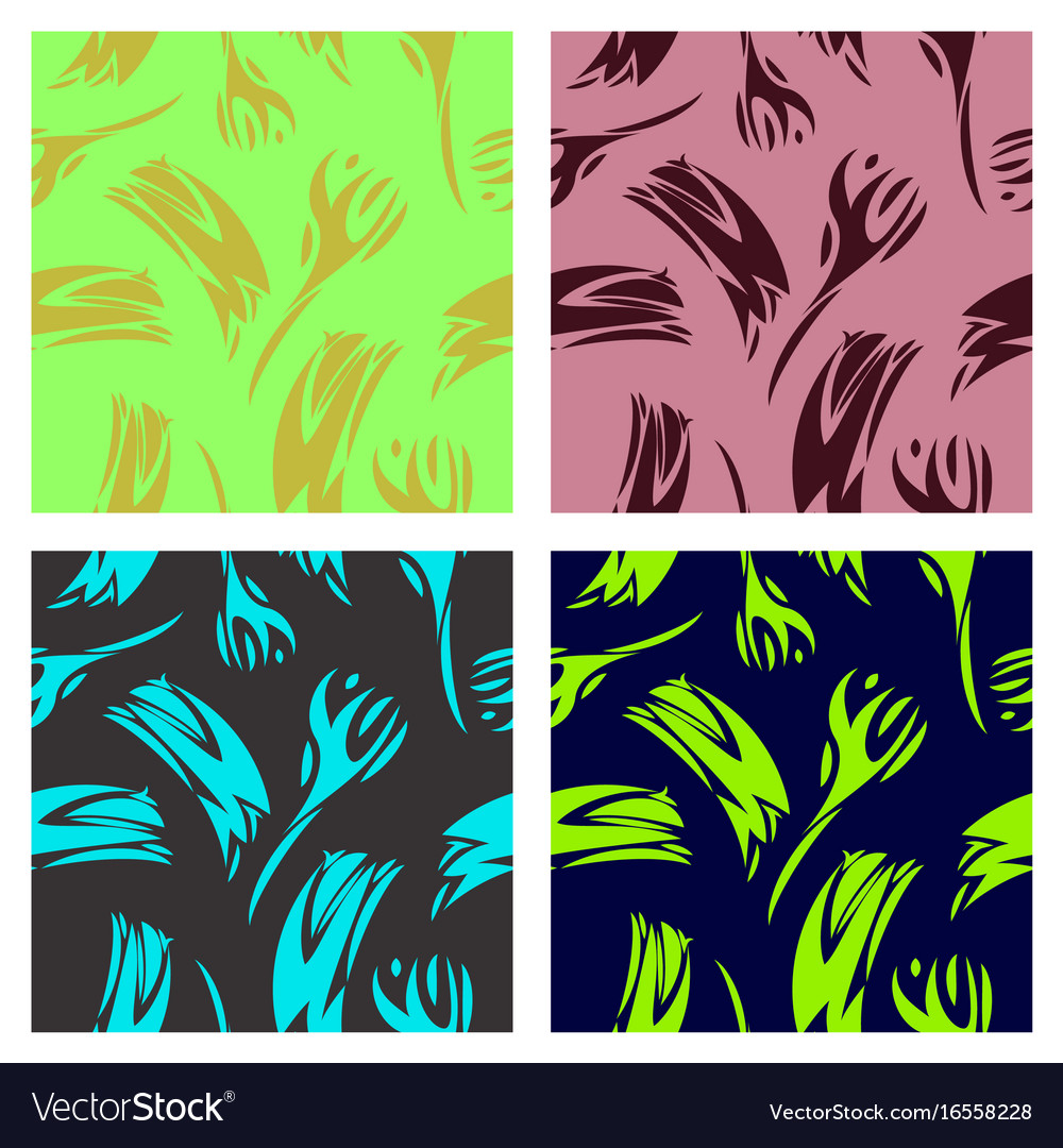 Assembly of patterns in striped style