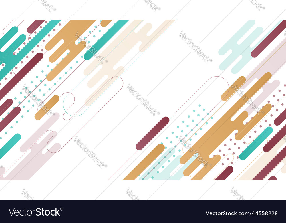 Flat geometric background with colorful design