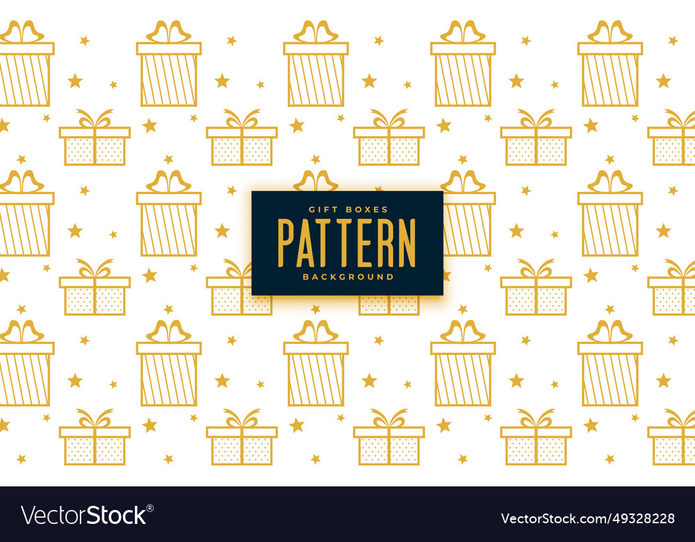 Happy birthday giftbox pattern background