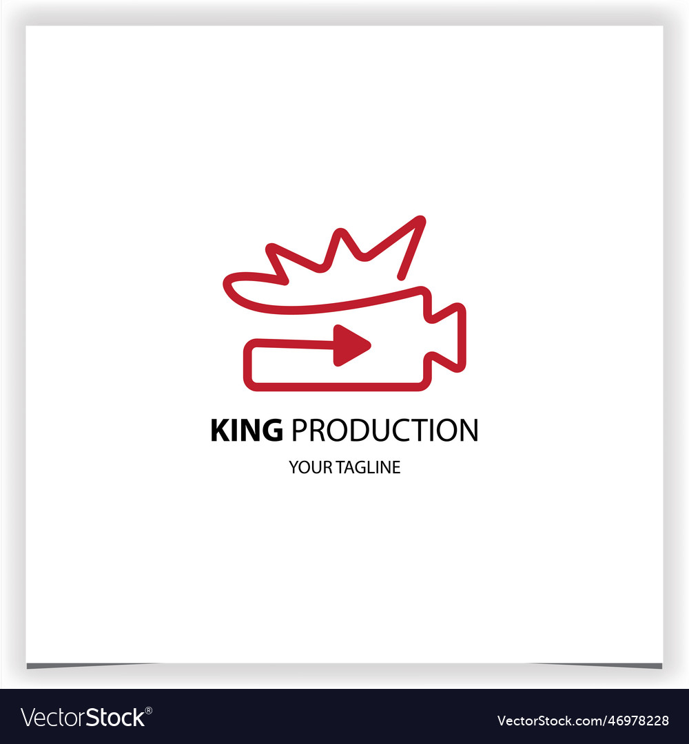 King Produktionshaus Logo Premium elegant