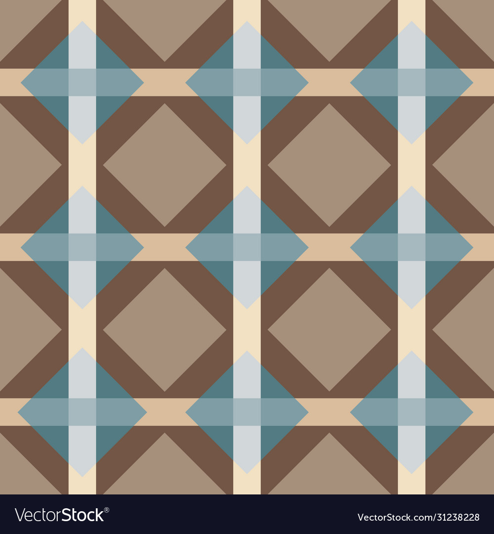 Multicolored rhombuses seamless pattern in retro Vector Image Multicolored rhombuses seamless pattern in retro