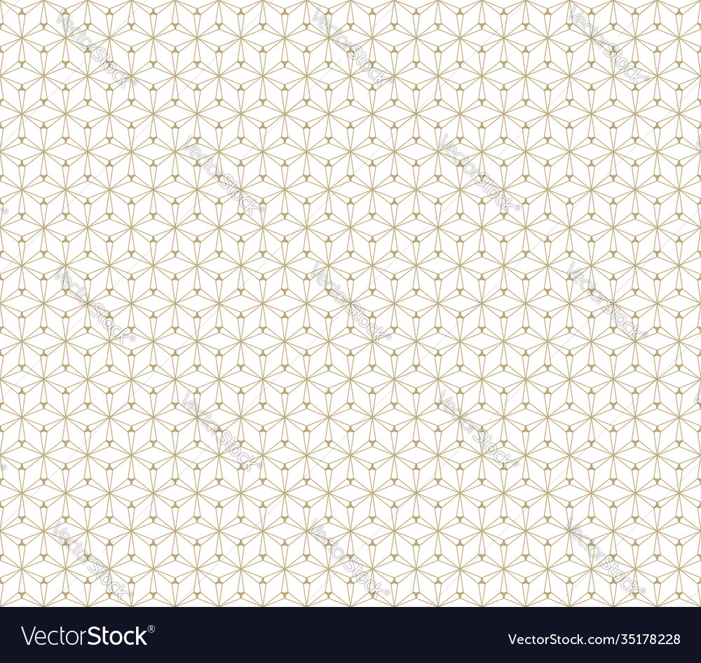 Subtle linear golden seamless pattern vector image Subtle linear golden seamless pattern