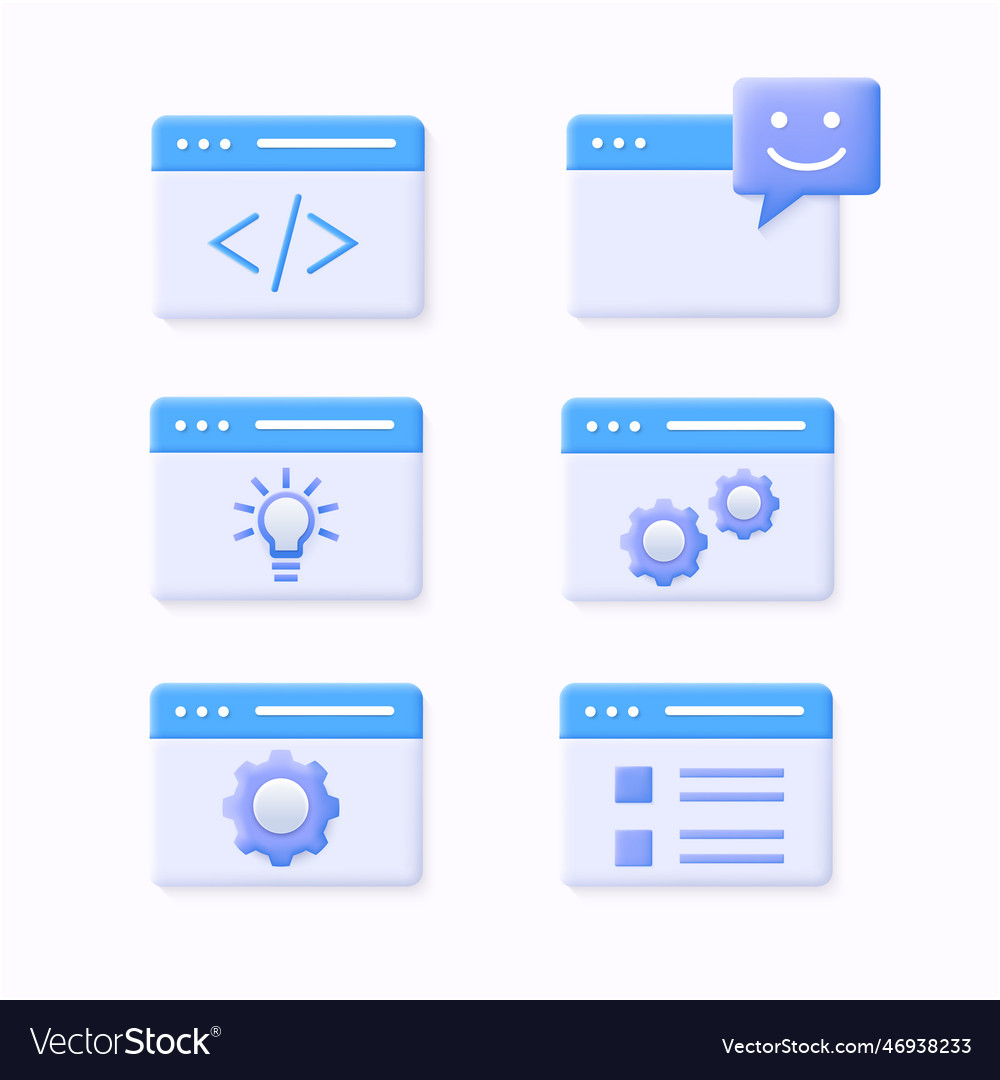 Web development concept website coding page