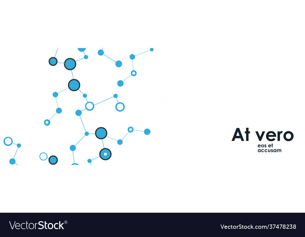 Abstract banner with connect dots for computer vector image Abstract banner with connect dots for computer