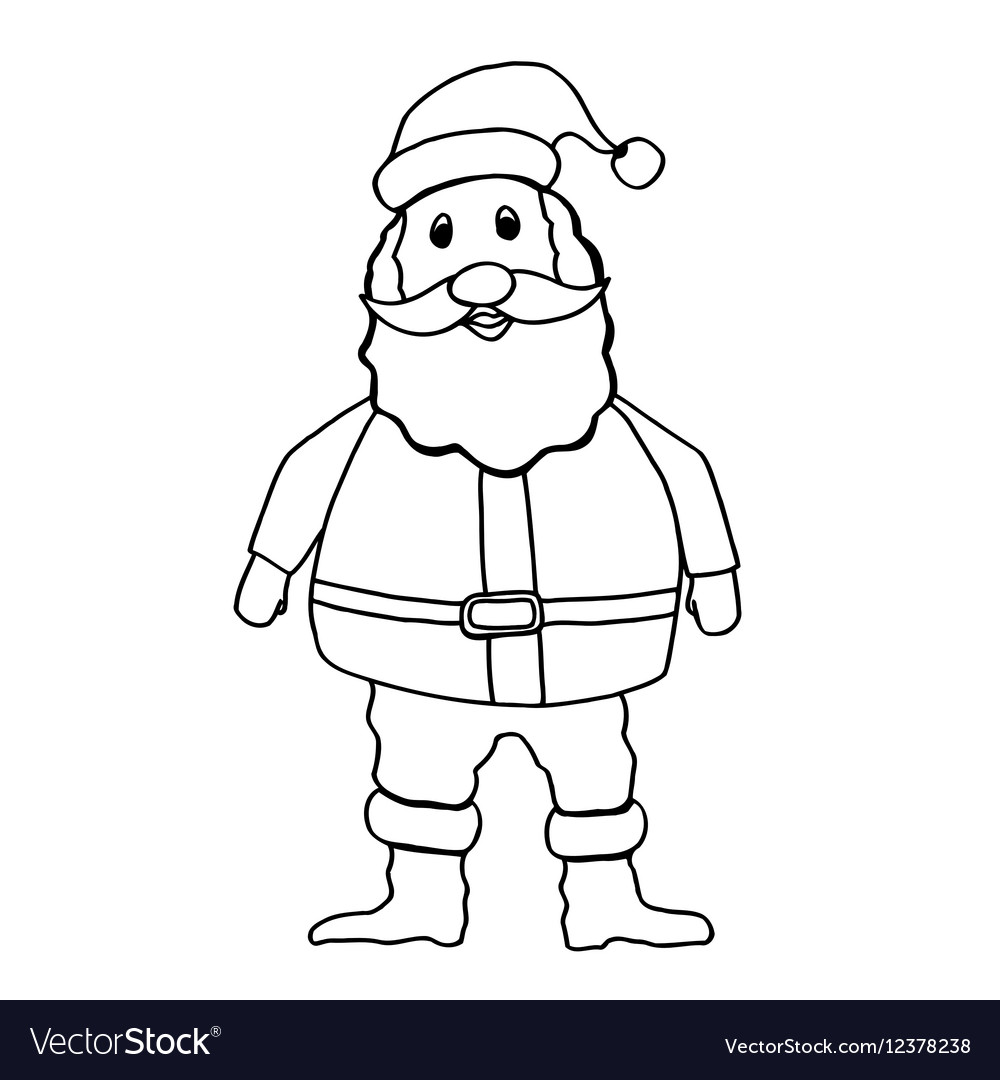 Cartoon santa clause